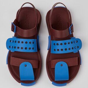 Camper Women's Sandals in Brown and Blue